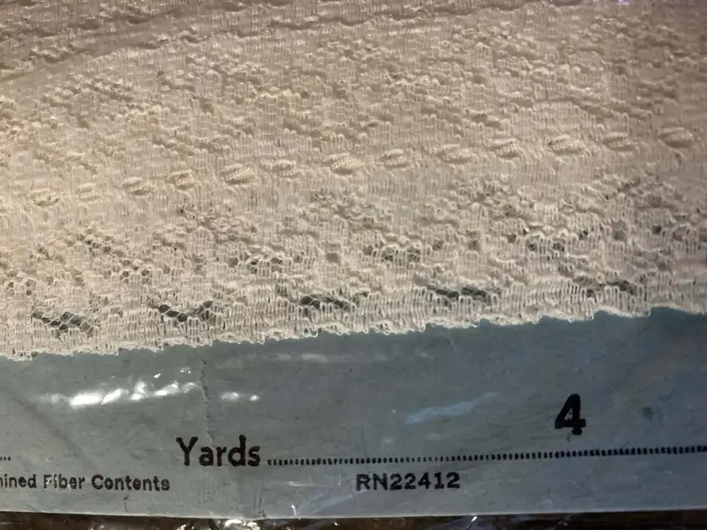Vintage lingerie 1 1/4 inch fine white lace 4YRDS